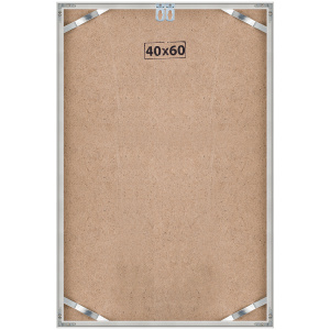 Рамка алюминий Nielsen (40*60) матовое серебро c оргстеклом