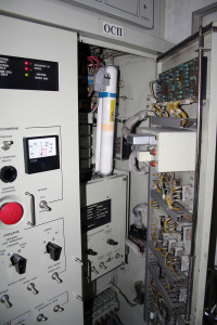 ОСП-1 с держателем для Ж/Д огнетушитель порошковый самосрабатывающий