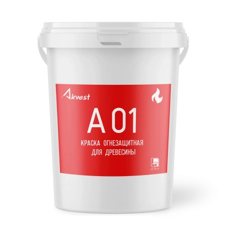 Аквест-01 (А 01) (25 кг) краска огнезащитная для древесины