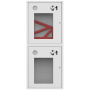 ШП-К-О-003 "Т" НОБ М01 левый Шкаф пожарный с почтовым замком (навесной, открытый, белый)