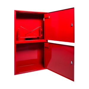 ШП-К-О-320-12 НЗК (ШПКО-22НЗ) правый шкаф пожарный с почтовым замком (навесной, закрытый, красный)