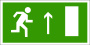 ЛЮКС-220 Р "Человек стрелка вверх дверь" (Е11) оповещатель световой зеленый