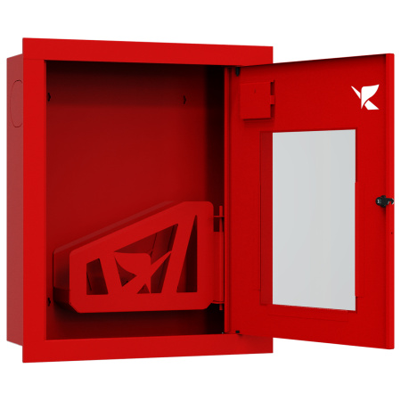 ШП-К-Пульс-310 ВОК правый Шкаф пожарный с почтовым замком (встроенный, открытый, красный)