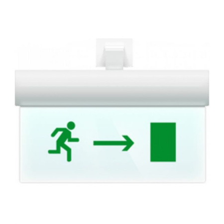 Оповещатель световой М-12-УЛЬТРА Человек вправо дверь (универсальное крепление) (МОЛНИЯ)