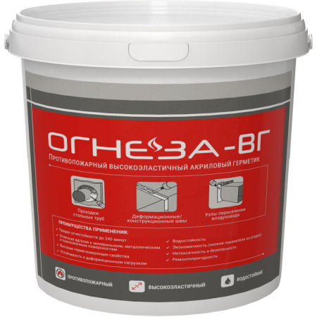 Герметик ВГ ведро 3 кг цвет белый