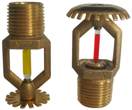 SSU-К80 (СУО0-РВд0,42-R1/2/Р57.В3) 57⁰С 1/2" белый колба 3 мм cпринклер водяной и пенный розеткой вверх с герметиком