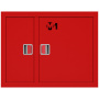 ШП-К-О-002 "Т" ВЗК М01 ЕВРО правый шкаф пожарный с евроручкой (встроенный, закрытый, красный)