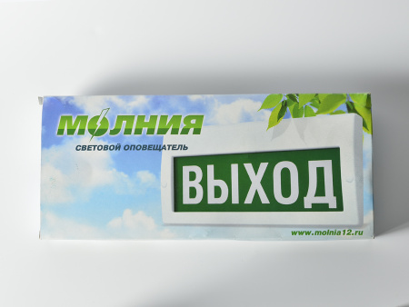 Молния светоуказатель без сменного табло с сиреной 75 Дб (12В)