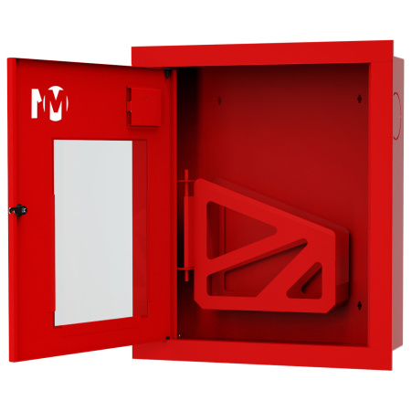 ШП-К-001 "Т" ВОК М01 левый шкаф пожарный с почтовым замком (встроенный, открытый, красный) ШП-К-001 "Т" ВОК М01 левый шкаф пожарный с почтовым замком (встроенный, открытый, красный)