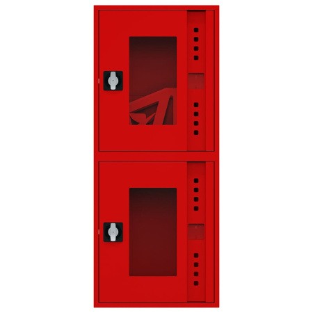 ШП-К-О-Пульс-320 НОК/ВОК (У) универсальный шкаф пожарный с ручкой-замком (открытый, красный)