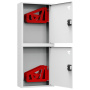 ШП-К-Пульс-320-21 НЗБ ЕВРО правый шкаф пожарный с евроручками (навесной, закрытый, белый)