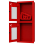 ШП-К-О-Пульс-320 ВОК левый шкаф пожарный с почтовым замком (встроенный, открытый, красный)