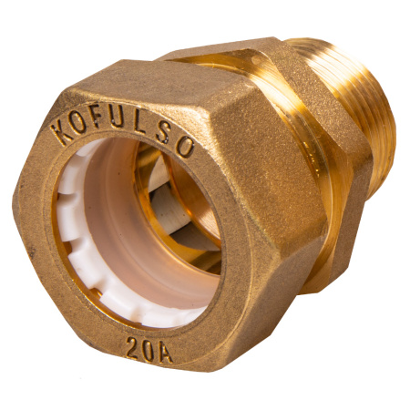 Муфта (соединитель) Kofulso труба - наружная резьба (папа) BC20