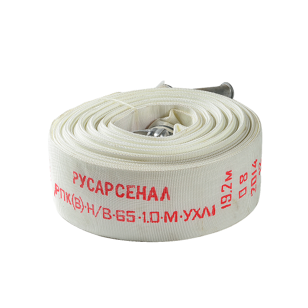 РПК(В)-65-1,0-УХЛ1 "Классик" с головкой и стволом (20±1м) "Русарсенал" рукав пожарный напорный РПК(В)-65-1,0-УХЛ1 "Классик" с головкой и стволом (20±1м) "Русарсенал" рукав пожарный напорный