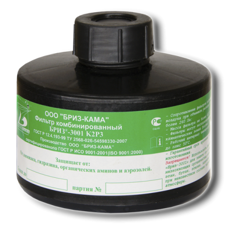 Бриз-3001 К2Р3 фильтр комбинированный