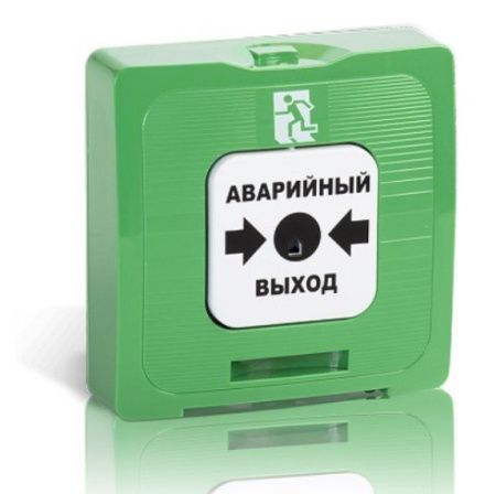 ИР 513-10 исп.1 (два сухих контакта) "АВАРИЙНЫЙ ВЫХОД" зеленый извещатель ручной ИР 513-10 исп.1 (два сухих контакта) "АВАРИЙНЫЙ ВЫХОД" зеленый извещатель ручной