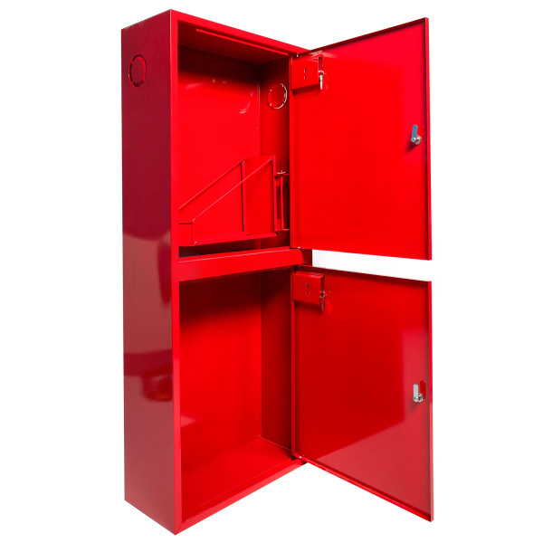 ШП-К-О-320 НЗК (ШПКО-12НЗК) правый шкаф пожарный с почтовым замком (навесной, закрытый, красный)