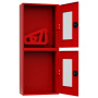 ШП-К-О-Пульс-320 НОК/ВОК (У) универсальный шкаф пожарный с ручкой-замком (открытый, красный)