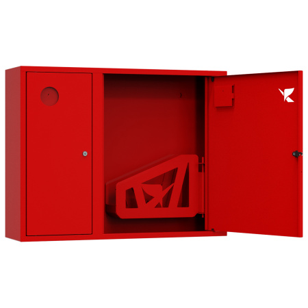 ШП-К-О-Пульс-315 НЗК правый шкаф пожарный с почтовым замком (навесной, закрытый, красный)