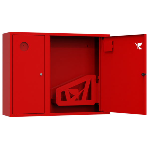 ШП-К-О-Пульс-315 НЗК правый шкаф пожарный с почтовым замком (навесной, закрытый, красный)