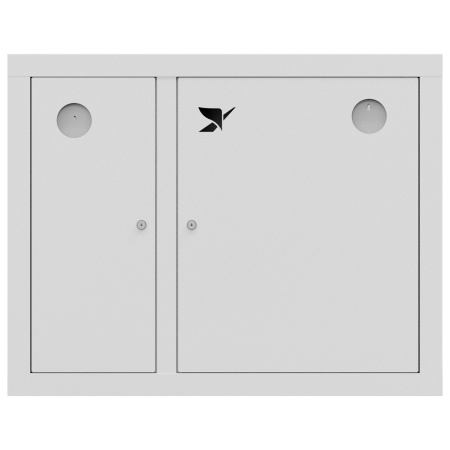 ШП-К-О-Пульс-315 ВЗБ правый шкаф пожарный с почтовым замком (встроенный, закрытый, белый)