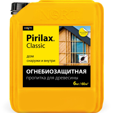 Биопирен Pirilax-Classic (6 кг) огнебиозащитная пропитка для древесины Биопирен Pirilax-Classic (6 кг) огнебиозащитная пропитка для древесины