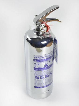 ОП-2-ABCE хромированный МИГ Пожтехника огнетушитель порошковый