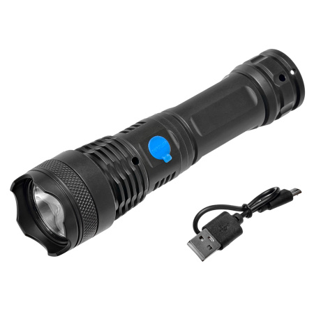 FOCUSray 1313 разъем USB акку 14500 800 мАН диод 1W 1/200 фонарь ручной аккумуляторный (замена 1314)