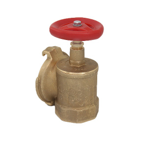 КПАЛ 50 угловой 90° с соединительной головкой 50 мм Клапан пожарный латунный