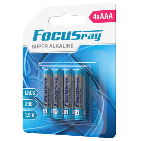 FOCUSray LR03/BL4 Super Alkaline 1/12/144 батарейка