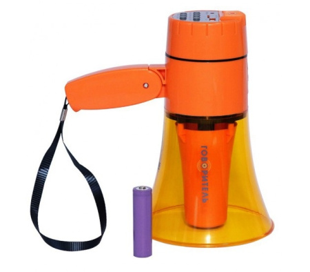 РМ-10СЗП мегафон ручной запись 4 минуты, MP3, аккумулятор сирена 20 Ватт