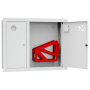 ШП-К-О-002 "Т" ВЗБ М01 правый шкаф пожарный с почтовым замком (встроенный, закрытый, белый)