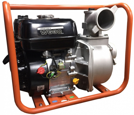 Мотопомпа бензиновая для среднезагрязненной воды ZONGSHEN WG 30