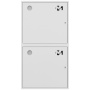 ШП-К-О-003-12 "Т" НЗБ М01 левый шкаф пожарный с почтовыми замками (навесной, закрытый, белый)
