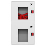 ШП-К-О-Пульс-320-12 НОБ ЛЕВО шкаф пожарный с евроручками (навесной, открытый, белый)