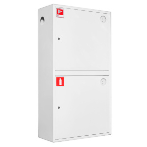 ШП-К-О-320-12 НЗБ (ШПКО-22НЗБ) правый шкаф пожарный с почтовым замком (навесной, закрытый, белый)