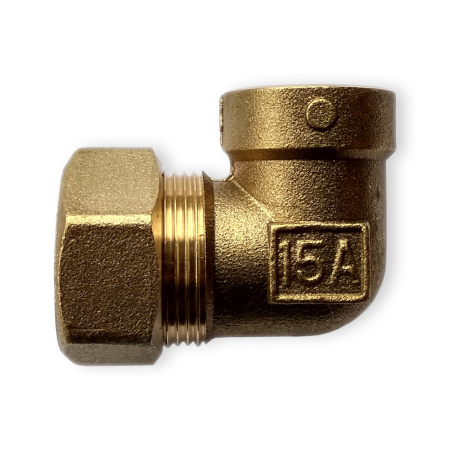 Муфта (соединитель) Kofulso угловой труба - внутренняя резьба (мама) BL15