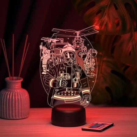 Подарок пожарному (Светильник j483)