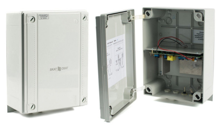 Скат-1200 исп.5 12В, 4Ач, термостат АКБ 12Ач, защита АКБ выхода источник питания