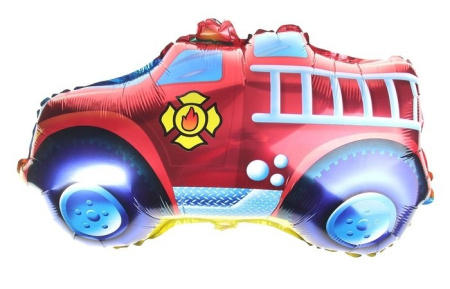 Шар фольгированный Пожарная машина Шар фольгированный Пожарная машина