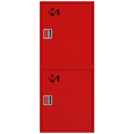 ШП-К-О-003 "Т" НЗК М01 ЕВРО правый Шкаф пожарный с евроручкой (навесной, закрытый, красный)