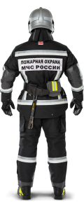 БОП тип У вид Т, категория 1-а, модель БОП-2 (муж.104-108, 182/188, серый) боевая одежда пожарного