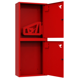 ШП-К-О-Пульс-320 НЗК правый шкаф пожарный с почтовым замком (навесной, закрытый, красный)