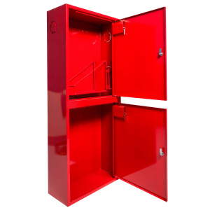 ШП-К-О-320 НЗК (ШПКО-12НЗК) правый шкаф пожарный с почтовым замком (навесной, закрытый, красный)