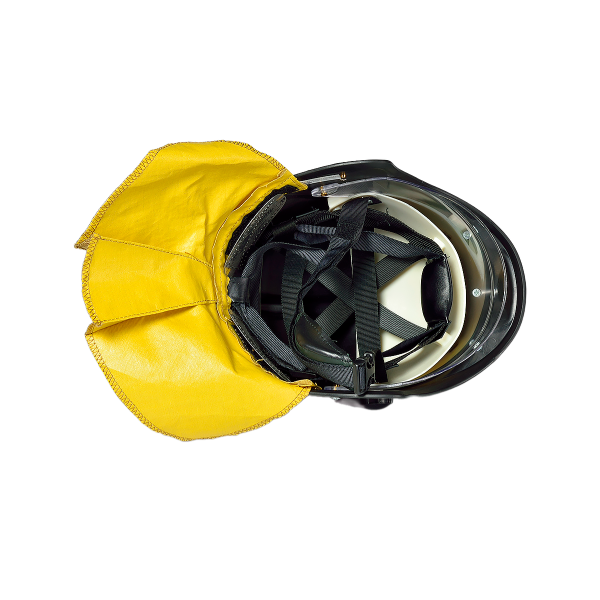 ШКПС (шлем-каска пожарного спасателя) с пелериной (черная) ШКПС (шлем-каска пожарного спасателя) с пелериной (черная)