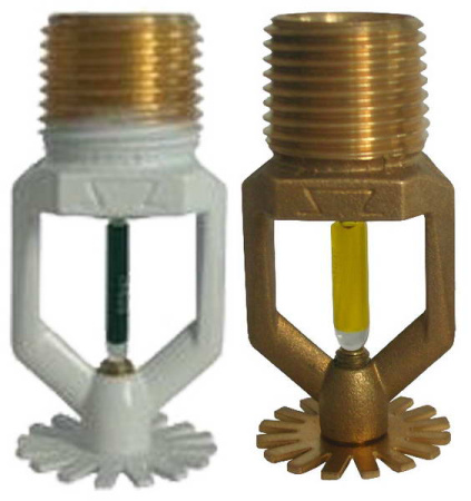 SSP-К80 (СУО0-РНд0,42-R1/2/Р57.В3) 57⁰С 1/2" белый cпринклер водяной и пенный розеткой вниз с герметиком