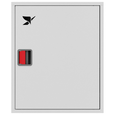 ШП-К-Пульс-310 НЗБ ЕВРО правый Шкаф пожарный с евроручкой (навесной, закрытый, белый)