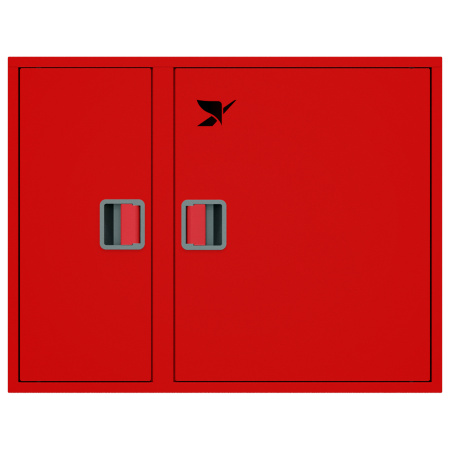 ШП-К-О-Пульс-315 НЗК ЕВРО правый шкаф пожарный с евроручкой (навесной, закрытый, красный)