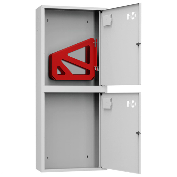 ШП-К-О-003 "Т" НЗБ М01 правый Шкаф пожарный с почтовым замком (навесной, закрытый, белый)
