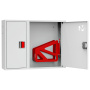 ШП-К-О-002 "Т" НЗБ М01 ЕВРО правый шкаф пожарный с евроручкой (навесной, закрытый, белый)